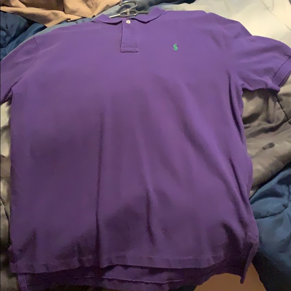 Large Purple Polo Shirt